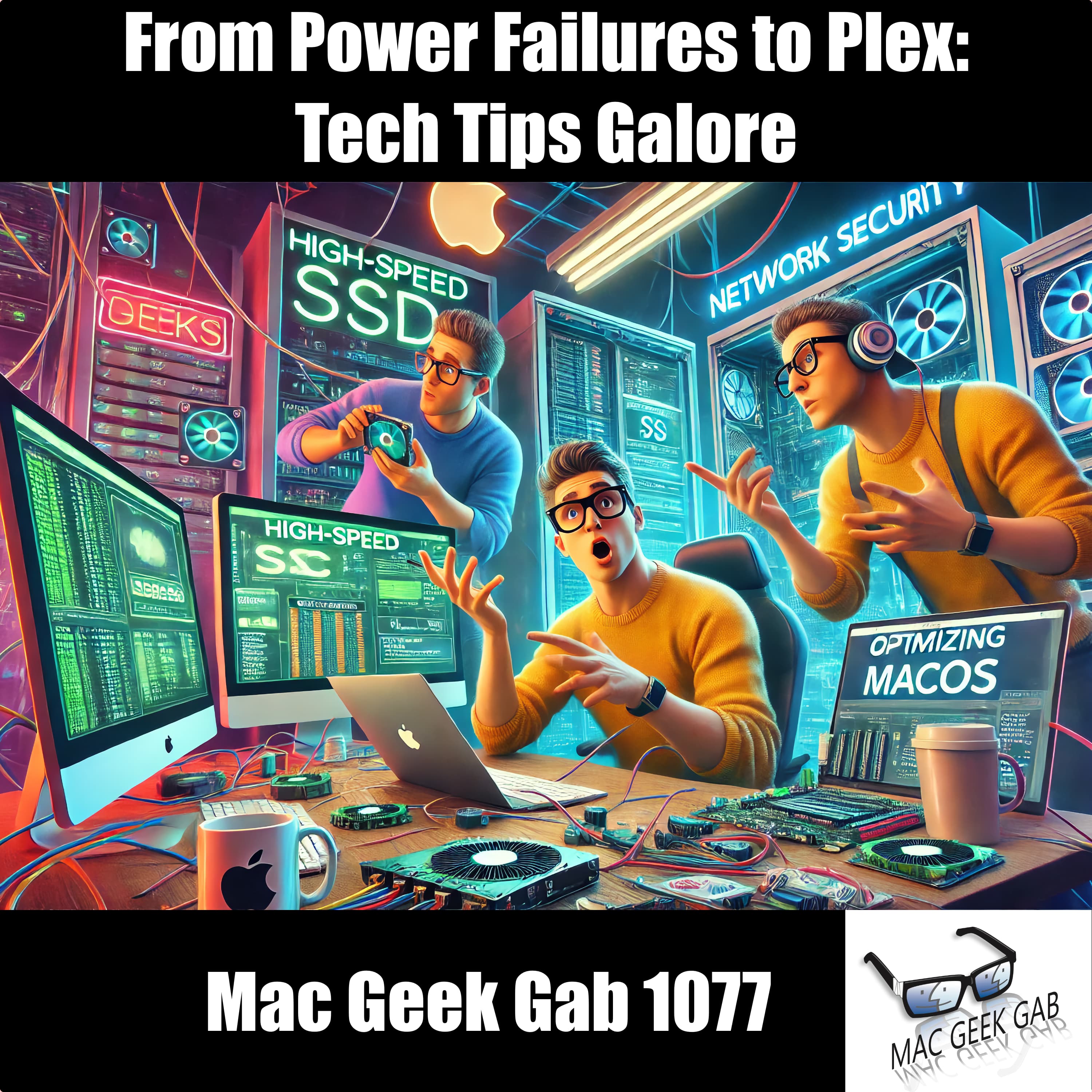 From Power Failures to Plex: Tech Tips Galore - podcast episode cover